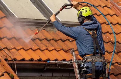 Démoussage et hydrofuge de toiture à Luquet